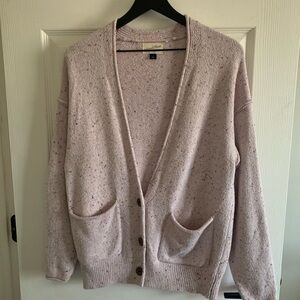 Universal Thread Light Pink Speckled Cardigan